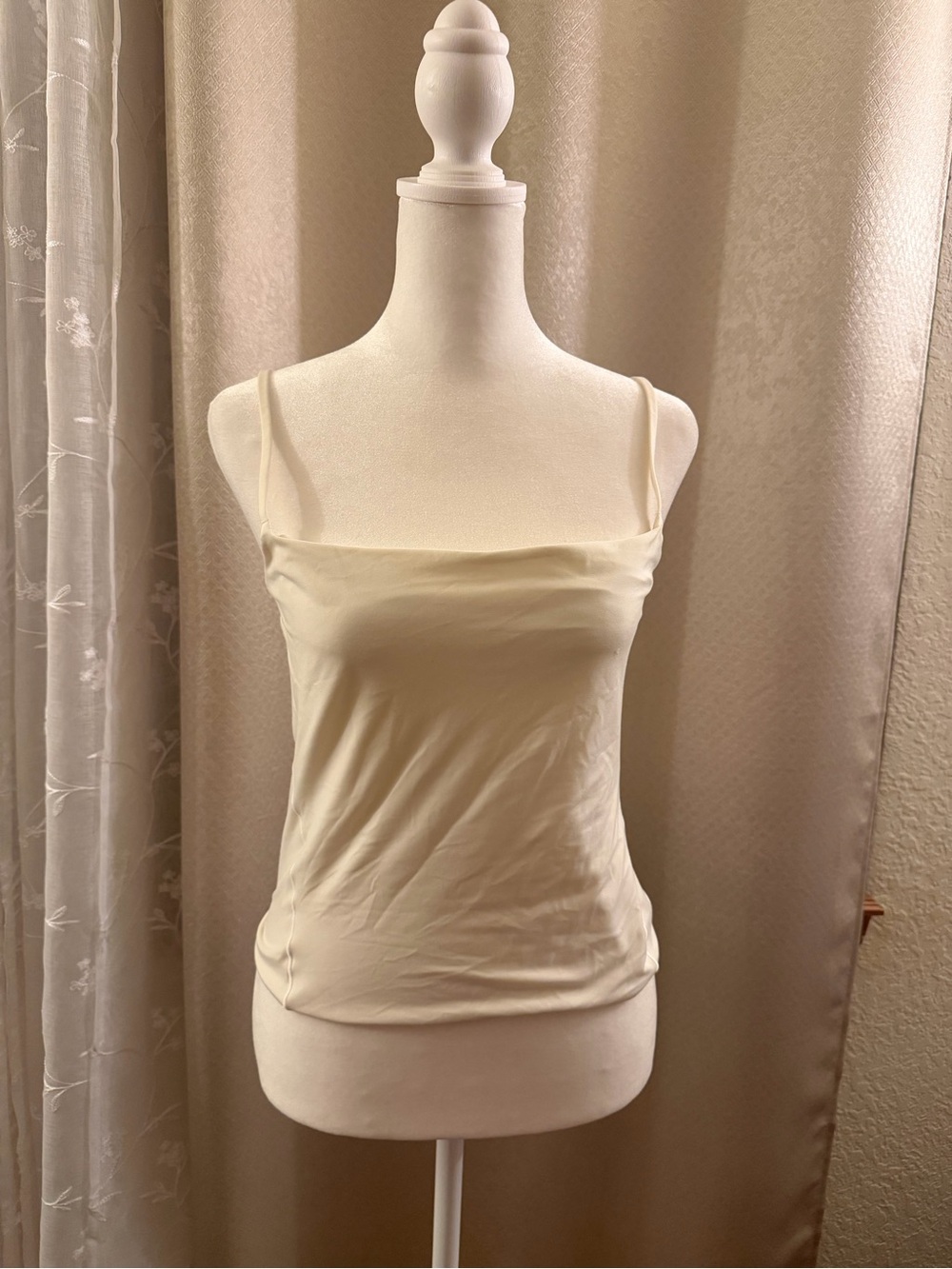lululemon athletica Cream Spaghetti Strap Camisole